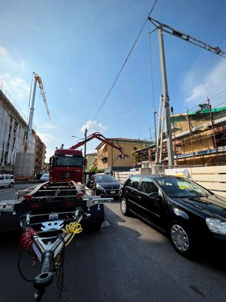 Lavoro svolto con rimorchio AUtotrasporti Olivari